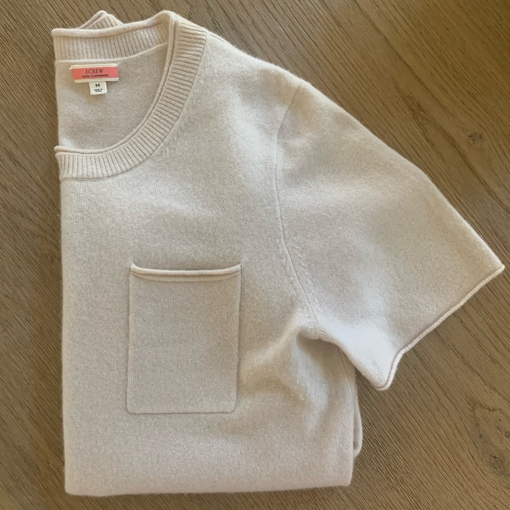 J Crew Cashmere Oversized T-Shirt